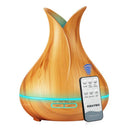 Midificador de Ar USB Madeira e Difusor de Óleo Essencial 