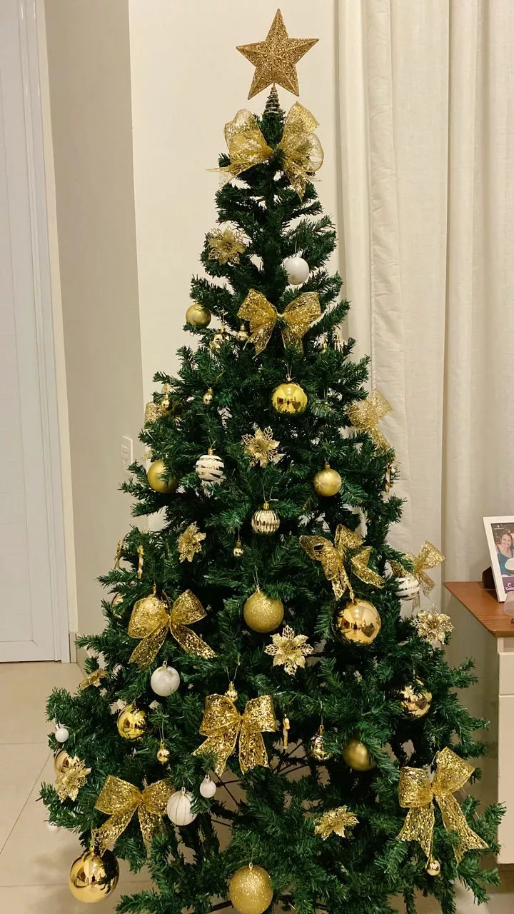 KIT COMPLETO DE ÁRVORE DE NATAL – EDIÇÃO ESPECIAL 84 ENFEITES INCRÍVEIS + BÔNUS SURPRESA DE NATAL